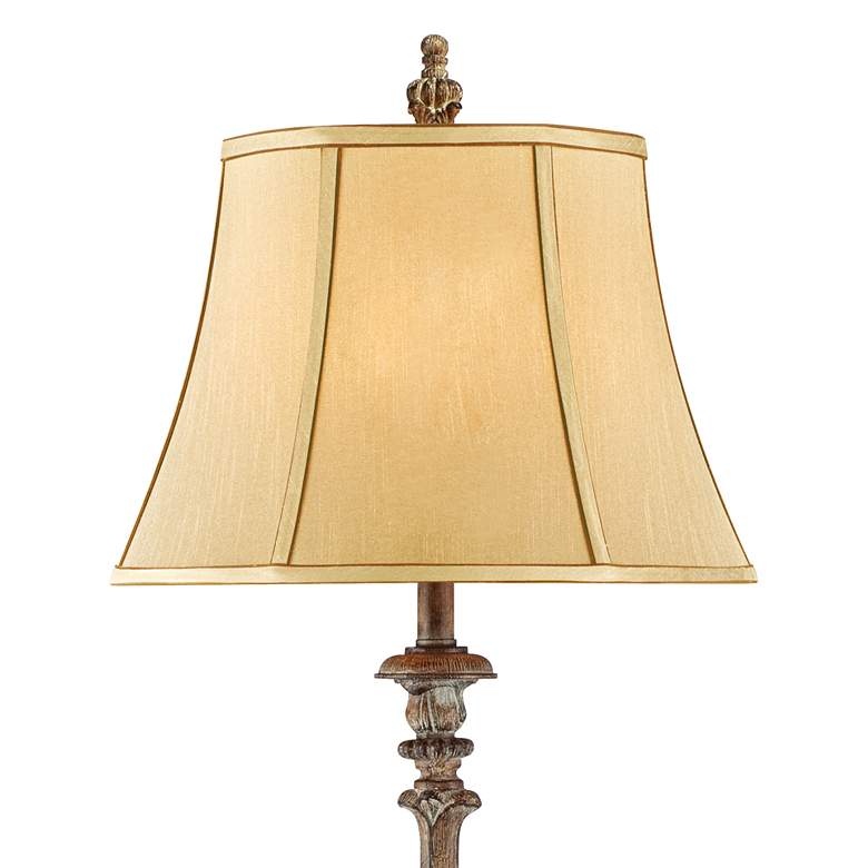 Image 4 Regency Hill French Candlestick 62" Faux Wood Floor Lamps Set of 2 more views