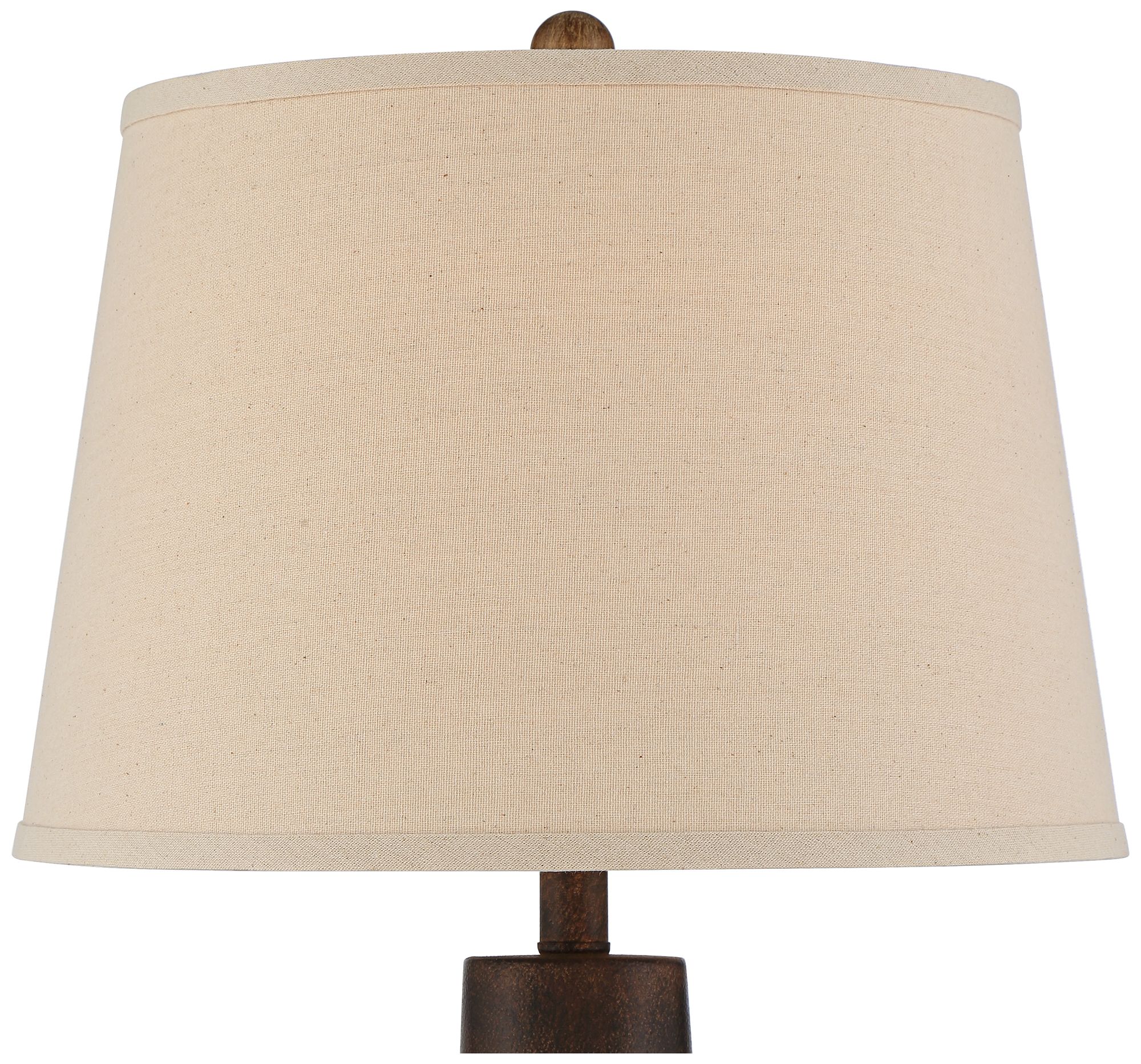 Regency Hill Glenn 27"H Terra Cotta Lamps Set of 2 with Smart Sockets Image 3