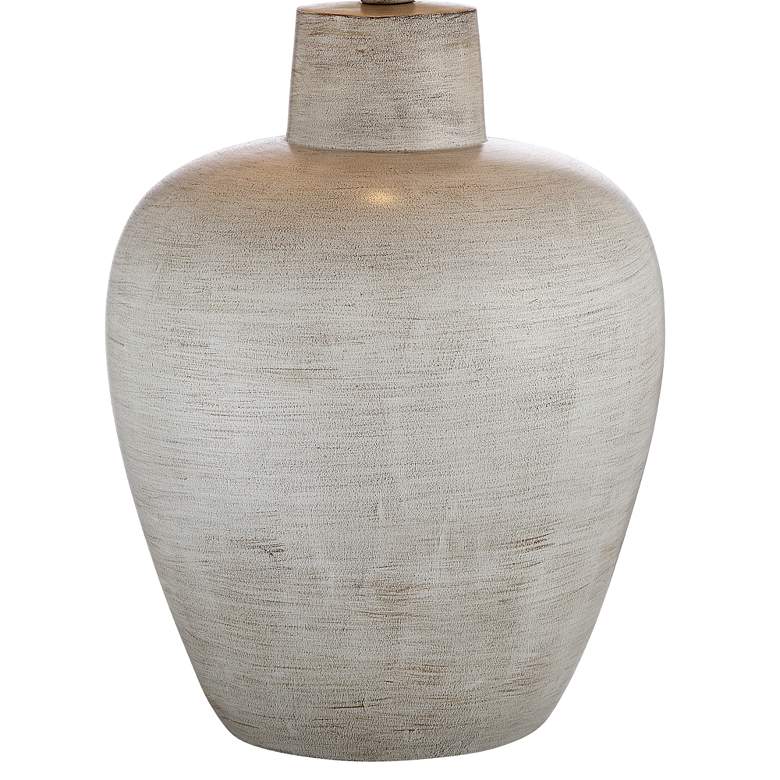 Image 7 Regency Hill Glenn 27" Gray Terra Cotta Lamps Set with Smart Sockets more views
