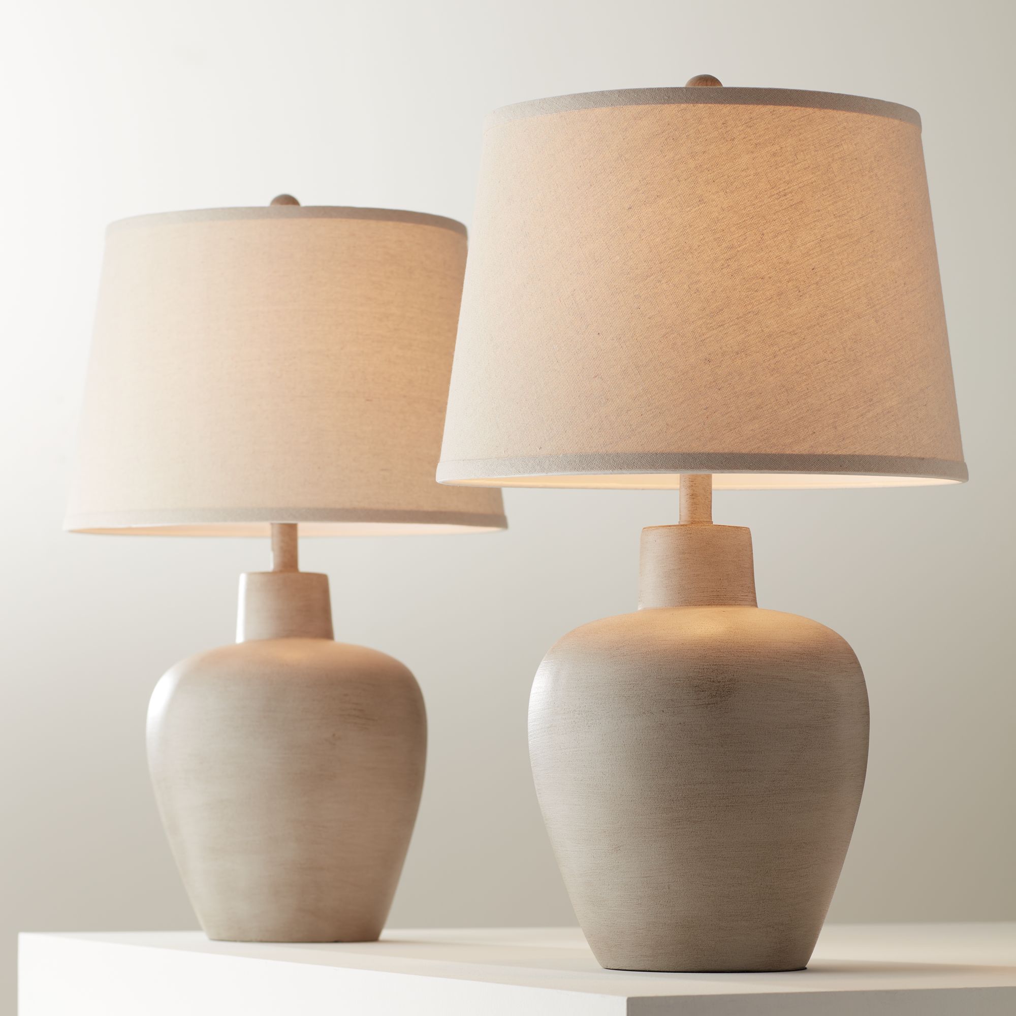 Watch A Video About the Regency Hill Glenn Southwest Urn Table Lamps Set of 2
