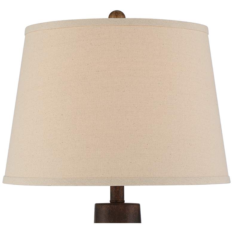 Image 3 Regency Hill Glenn 27" Terra Cotta Southwest Table Lamps Set of 2 more views
