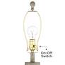 7_Regency Hill Glenn 27"H Gray Terra Cotta Lamps Set with Smart Sockets more views