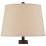 4_Regency Hill Glenn 27"H Terra Cotta Lamps Set of 2 with Smart Sockets more views