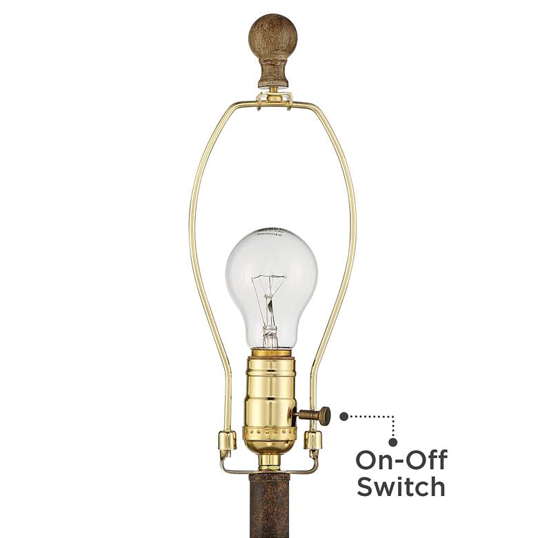Image 4 Regency Hill Glenn 27"H Terra Cotta Lamps Set of 2 with Smart Sockets more views