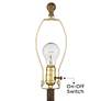 5_Regency Hill Glenn 27"H Terra Cotta Lamps Set of 2 with Smart Sockets more views