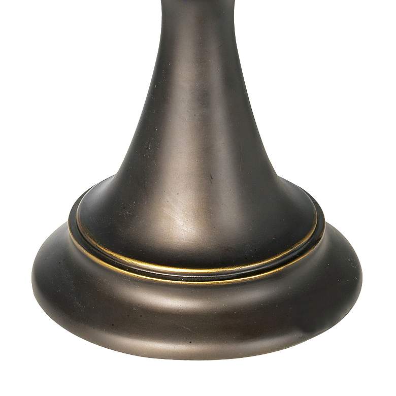Image 5 Regency Hill Haddington 16" Glass and Bronze Piano Lamps Set of 2 more views