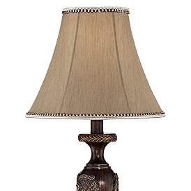 Image2 of Regency Hill Hanna 23 1/2" Bronze Candlestick Table Lamp with Dimmer more views
