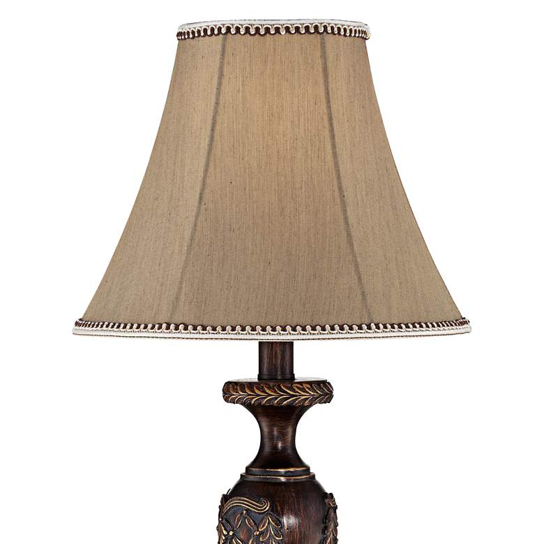 Image 2 Regency Hill Hanna 23 1/2" Bronze Candlestick Table Lamp with Dimmer more views