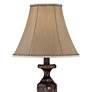 Regency Hill Hanna 23 1/2" Bronze Candlestick Table Lamp with Dimmer