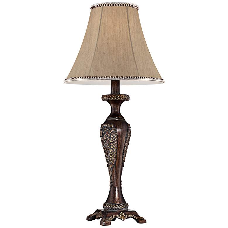 Image 5 Regency Hill Hanna 23 1/2 inch Traditional Bronze Candlestick Table Lamp more views