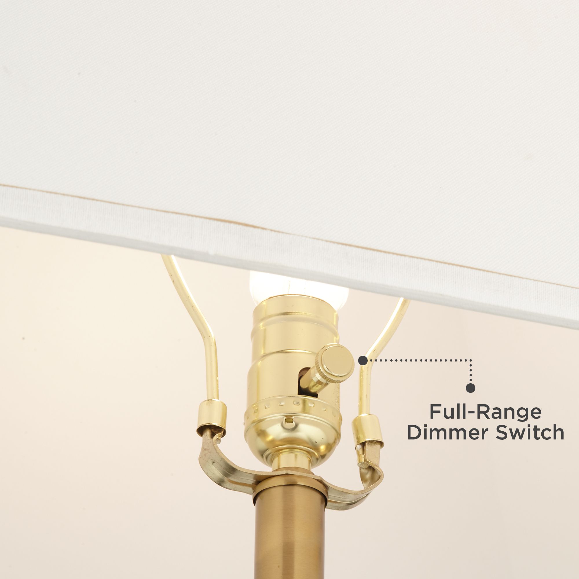 Regency Hill Heath 31 5/8" Luxe Gold and Crystal USB Table Lamp