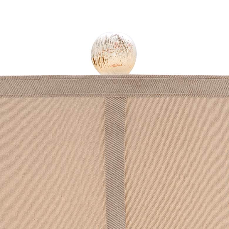 Image 4 Regency Hill Isabella 27" Ivory Rustic Jar Handle Ceramic Table Lamp more views