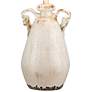 5_Regency Hill Isabella 28" Rustic Ivory Ceramic Table Lamps Set of 2 more views