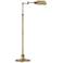 Regency Hill Jenson Aged Brass Pharmacy Floor Lamp with Smart Socket