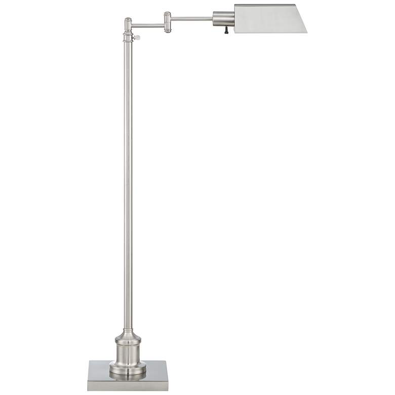 Image 2 Regency Hill Jenson Brushed Nickel Pharmacy Floor Lamp with Smart Socket