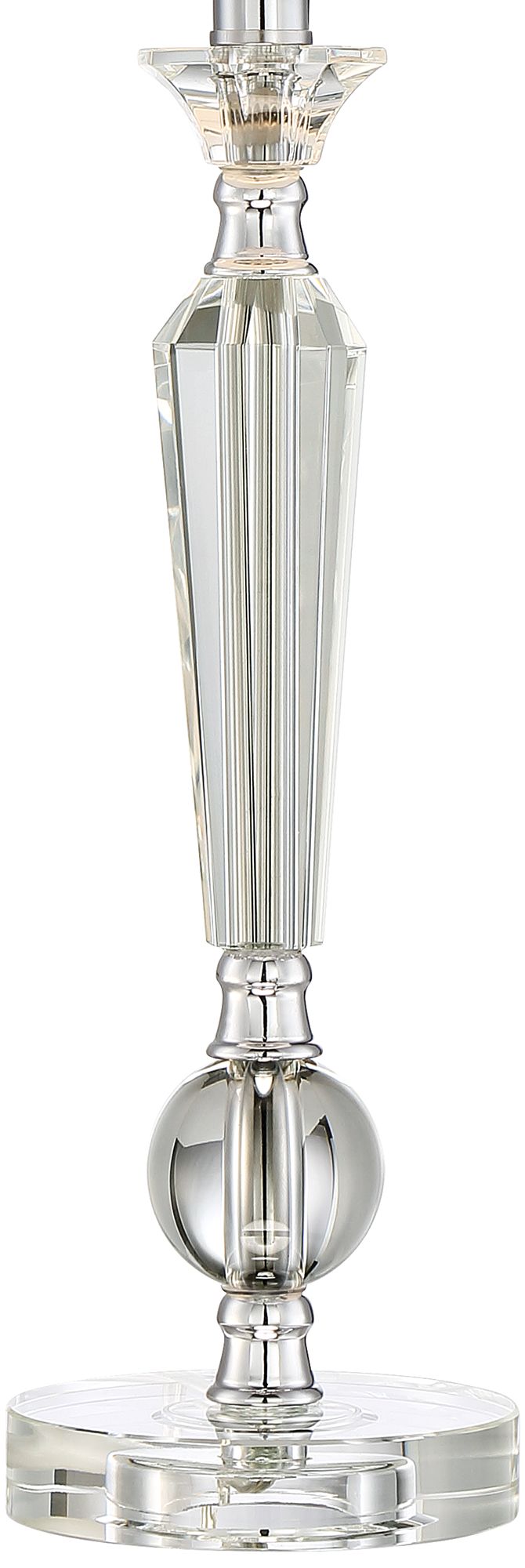 Image 5 Regency Hill Jolie Tapered Candlestick Crystal Table Lamps Set of 2 more views