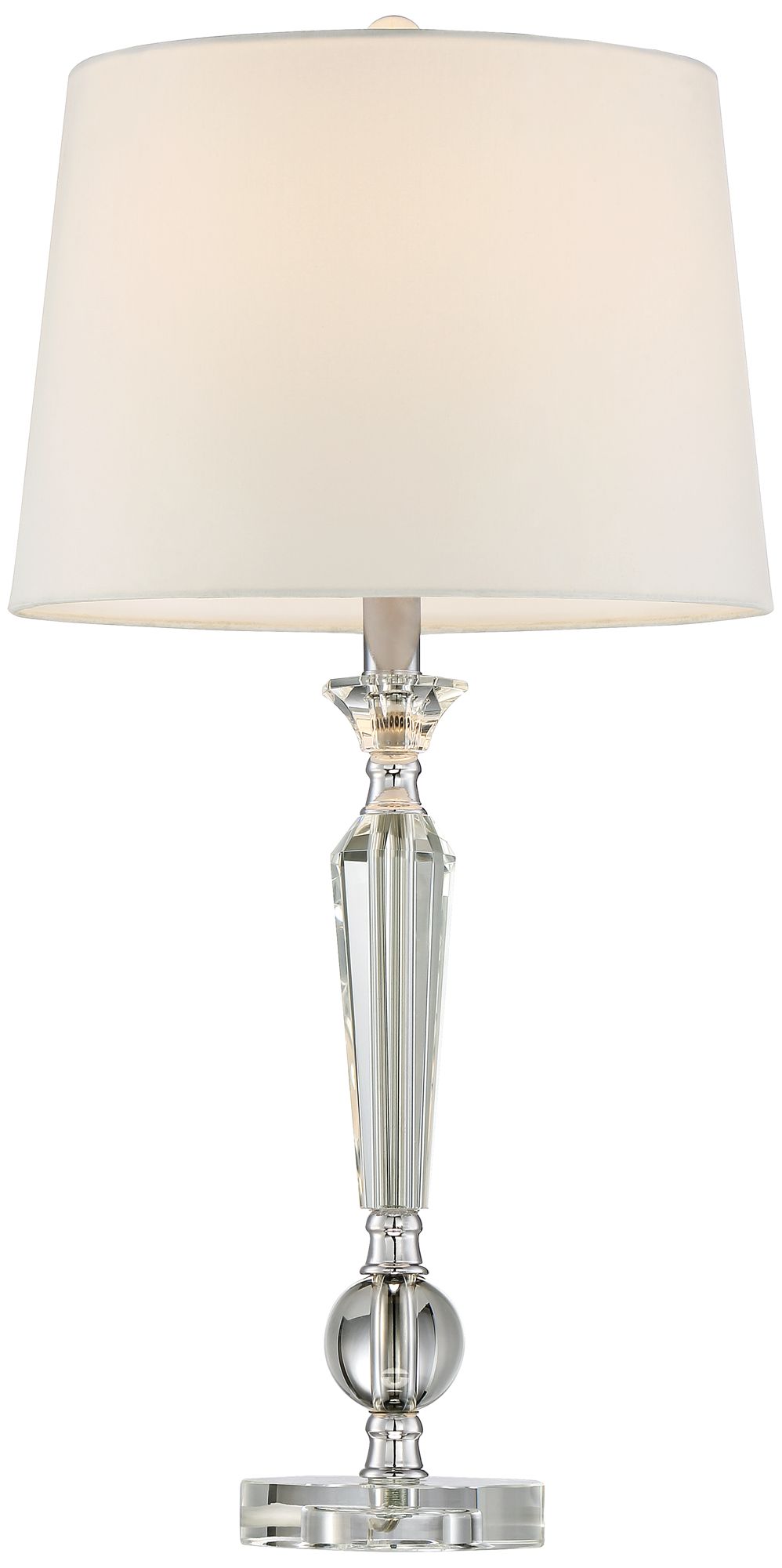 Image 6 Regency Hill Jolie Tapered Candlestick Crystal Table Lamps Set of 2 more views