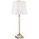 Regency Hill Julia 29 1/2" Gold Crystal Buffet Lamp with USB Dimmer