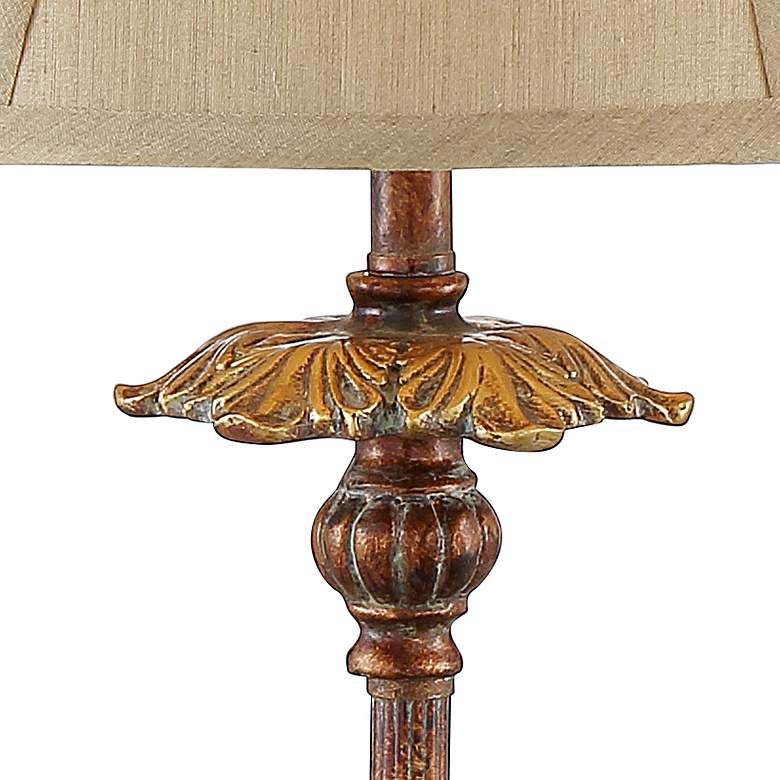 Image 5 Regency Hill Juliette 36 1/2 inch High Bronze Buffet Table Lamps Set of 2 more views