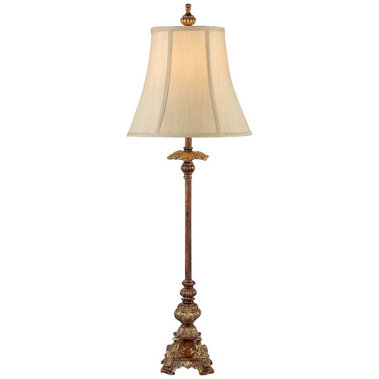 Image 7 Regency Hill Juliette 36 1/2 inch High Bronze Buffet Table Lamps Set of 2 more views