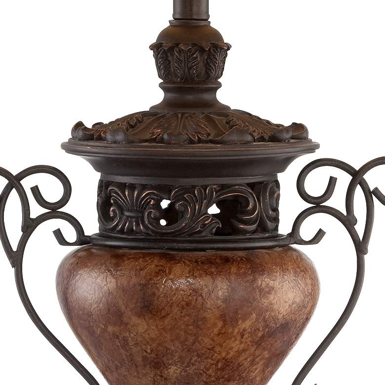 Image 5 Regency Hill Large Urn 31 1/2" Bronze Crackle Traditional Table Lamp more views