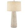 2_Regency Hill Leisa 32 1/4" High Sand Finish Modern Table Lamp
