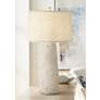 1_Regency Hill Leisa 32 1/4" High Sand Finish Modern Table Lamp
