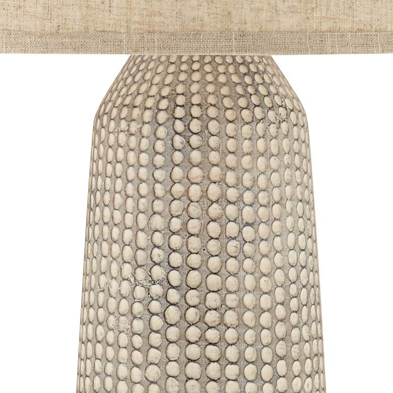Image 6 Regency Hill Leisa 32 1/4" High Sand Finish Modern Table Lamp more views