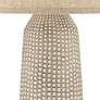 6_Regency Hill Leisa 32 1/4" High Sand Finish Modern Table Lamp more views