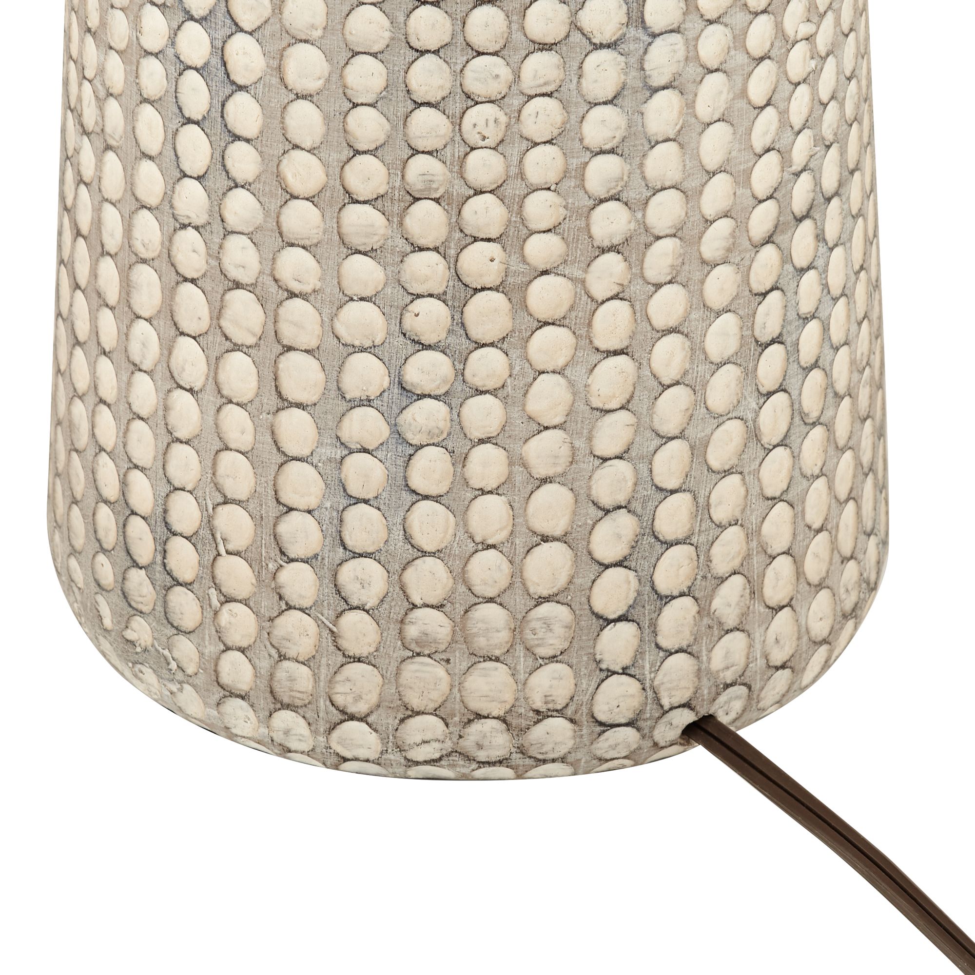 Regency Hill Leisa 32 1/4" High Sand Finish Modern Table Lamp