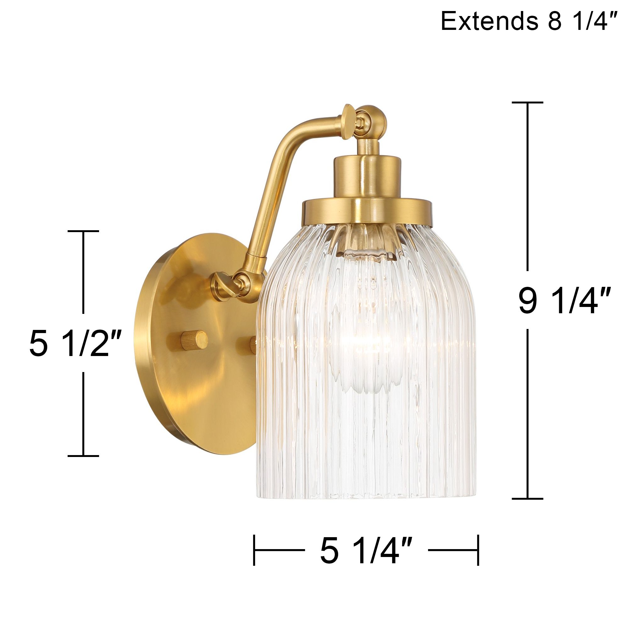 Regency Hill Leyna 9 1/4" High Antique Brass Wall Sconce