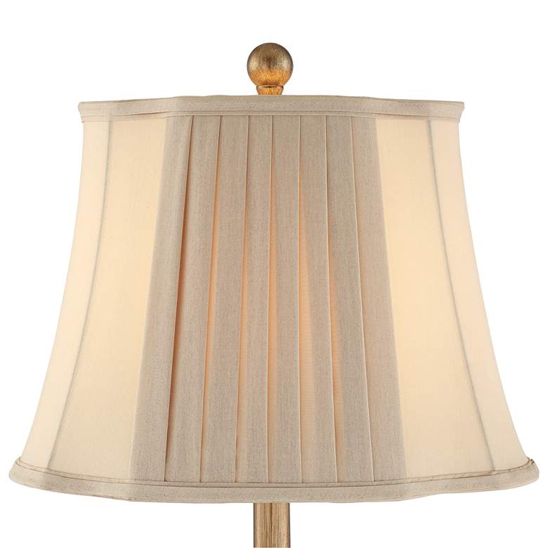 Image 3 Regency Hill Louis 25 3/4" Gold Fleur-de-Lis Table Lamps Set of 2 more views