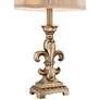 Regency Hill Louis Gold Finish Fleur-de-Lis Table Lamps Set of 2