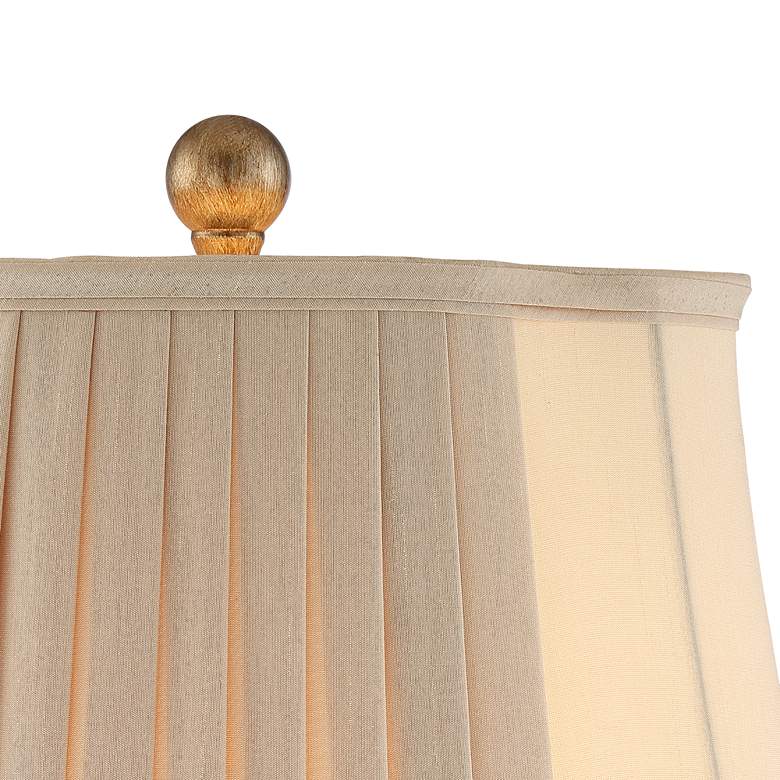 Image 7 Regency Hill Louis Gold Finish Fleur-de-Lis Table Lamps Set of 2 more views