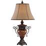 Thumbnail3 of Regency Hill Ludo 31 1/2" Bronze Crackle Traditional Table Lamp
