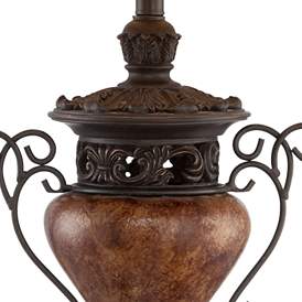 Image5 of Regency Hill Ludo 31 1/2" Bronze Crackle Traditional Table Lamp more views
