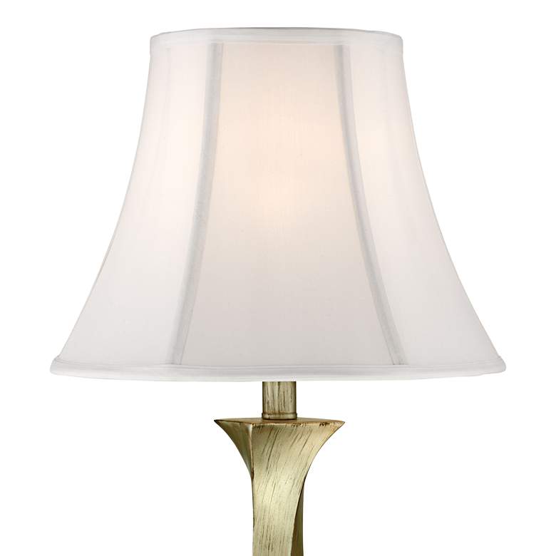 Image 3 Regency Hill Lydia 24" Brushed Silver Leaf Twist Table Lamp more views