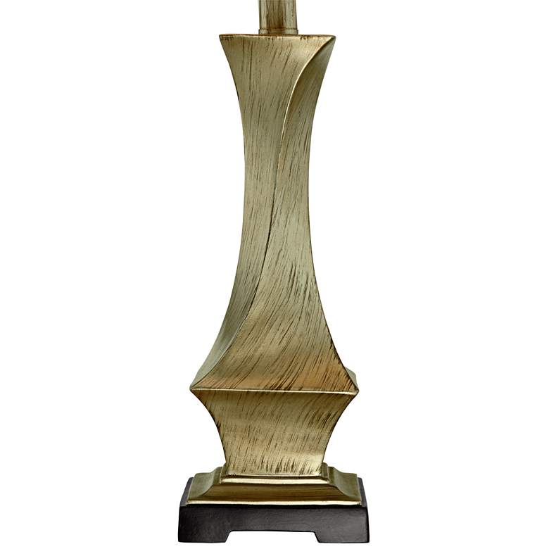 Image 4 Regency Hill Lydia 24" Brushed Silver Leaf Twist Table Lamp more views
