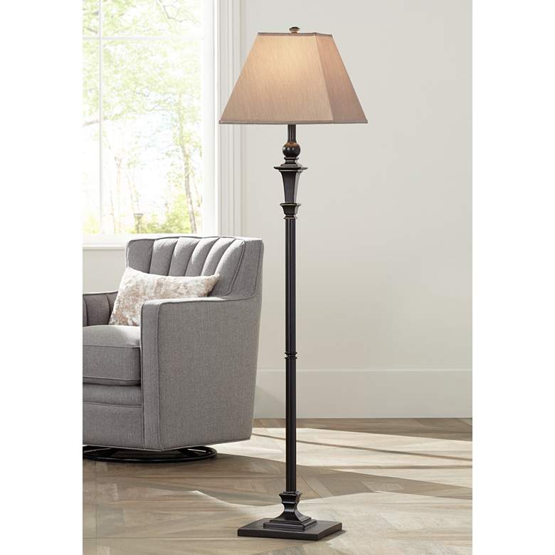 Image 7 Regency Hill Madison 59" Italian Bronze Floor Lamps Set of 2 more views