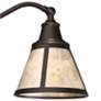3_Regency Hill Malta 18 1/2" Mica Shade Desk Lamp with USB Dimmer more views
