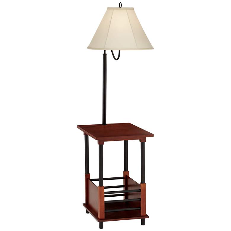 Image 3 Regency Hill Marville 55" Mission End Table Floor Lamps Set of 2 more views