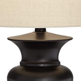 Image3 of Regency Hill Metal Urn 26" Traditional Bronze Table Lamps Set of 2 more views
