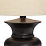 Regency Hill Metal Urn 26" Traditional Bronze Table Lamps Set of 2