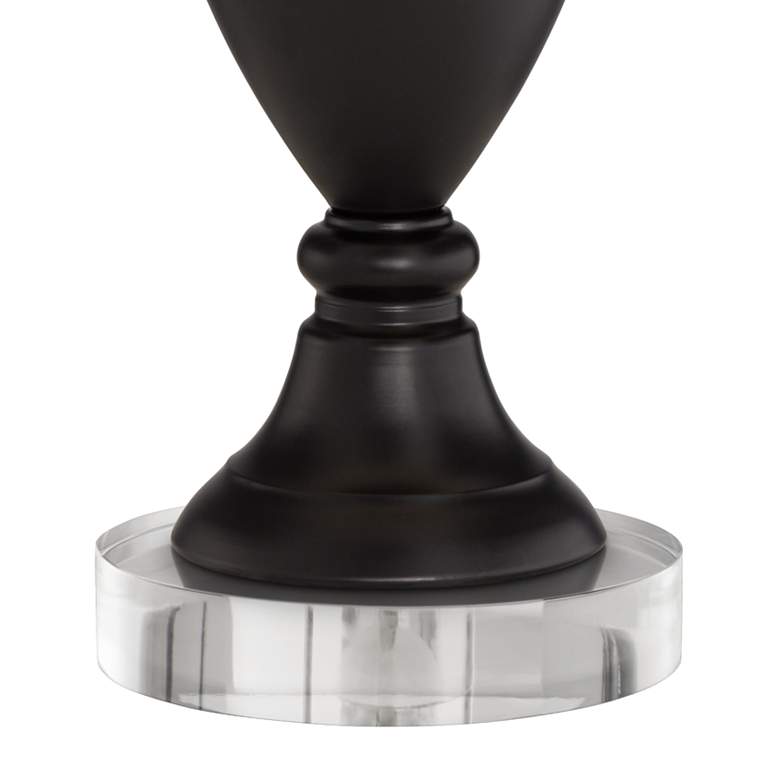 Image 4 Regency Hill Metal Urn Bronze Table Lamps With 8" Round Risers more views