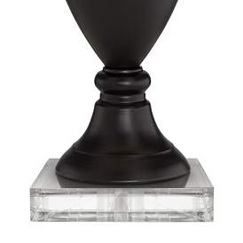 Image4 of Regency Hill Metal Urn Bronze Table Lamps With 8" Square Risers more views
