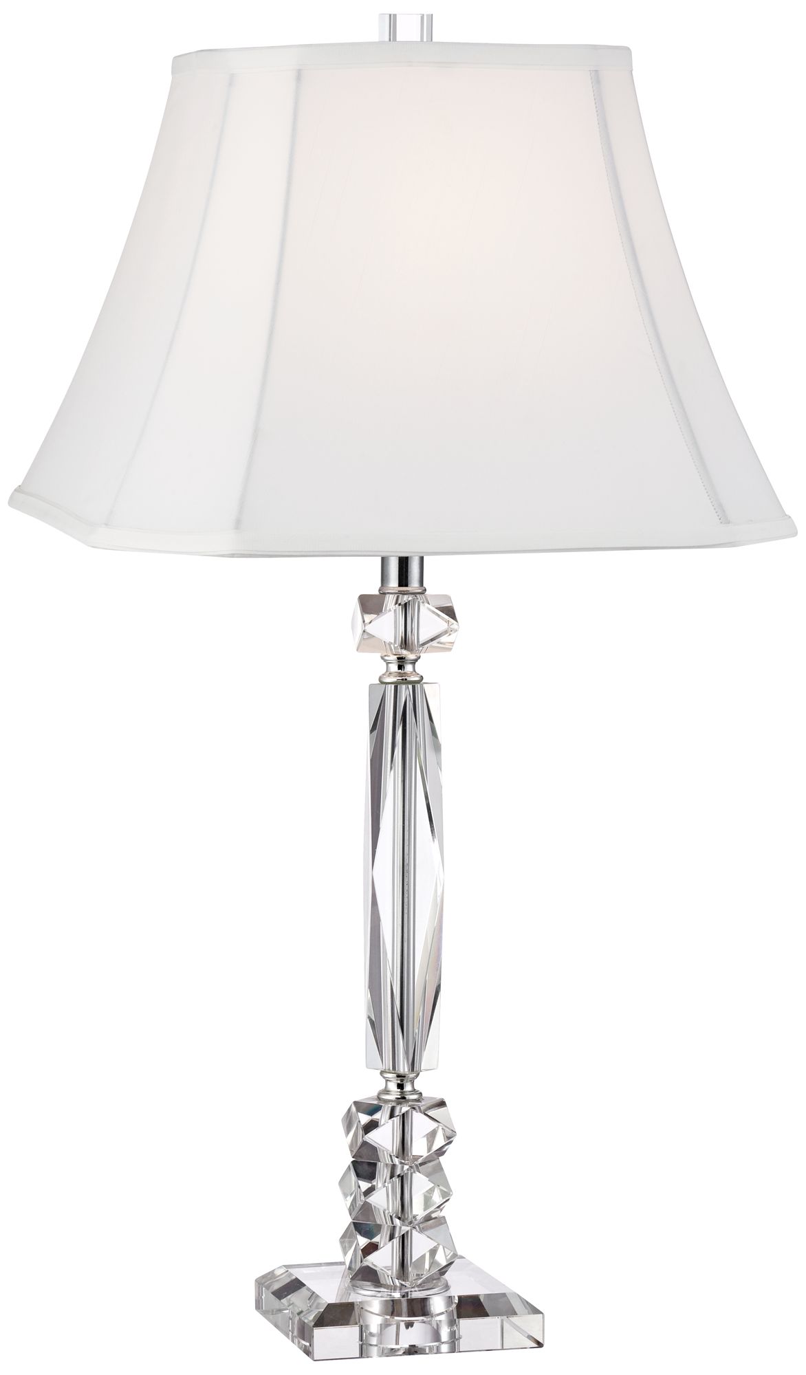 Image 3 Regency Hill Mitzie 25 1/2" Cut Crystal Column Table Lamp