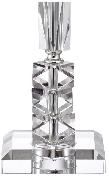 Image 6 Regency Hill Mitzie 25 1/2" Cut Crystal Column Table Lamp more views
