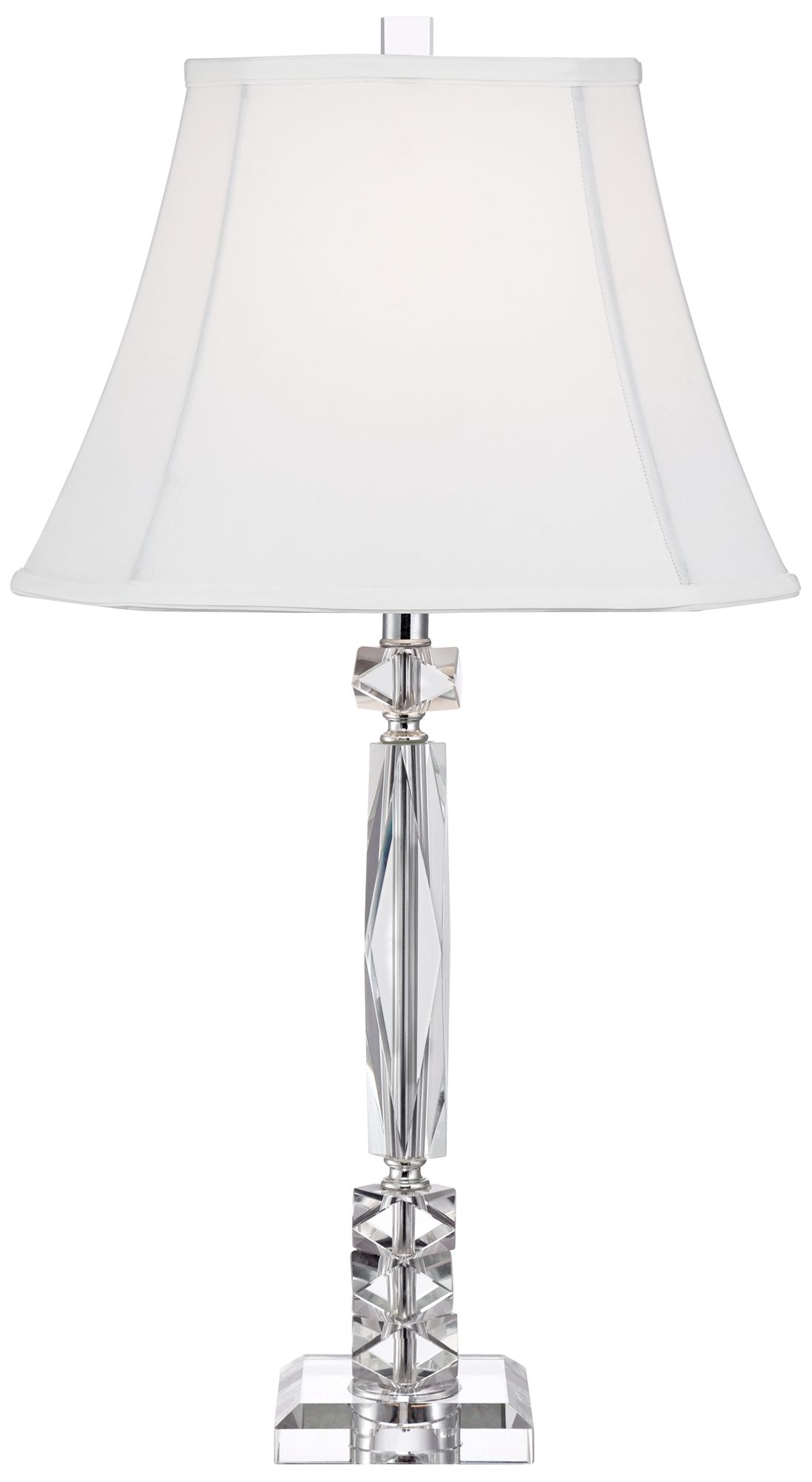 Image 7 Regency Hill Mitzie 25 1/2" Cut Crystal Column Table Lamp more views