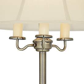 Image4 of Regency Hill Montebello 4-Light Brass Traditional Floor Lamps Set of 2 more views