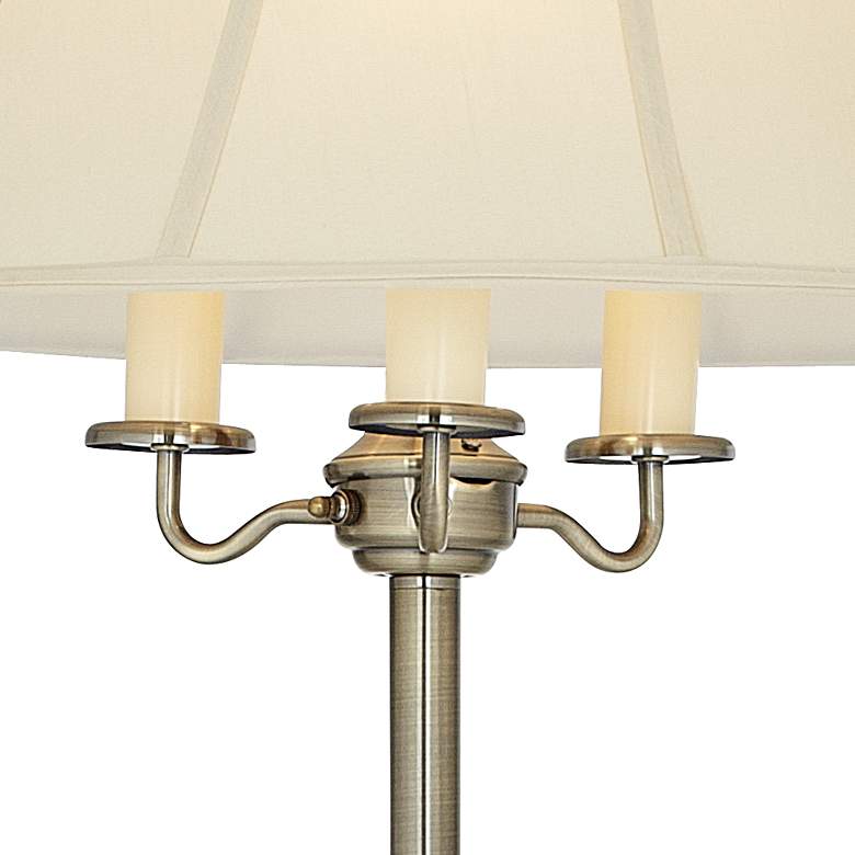 Image 4 Regency Hill Montebello 59" Brass 4-Light Traditional Floor Lamp more views